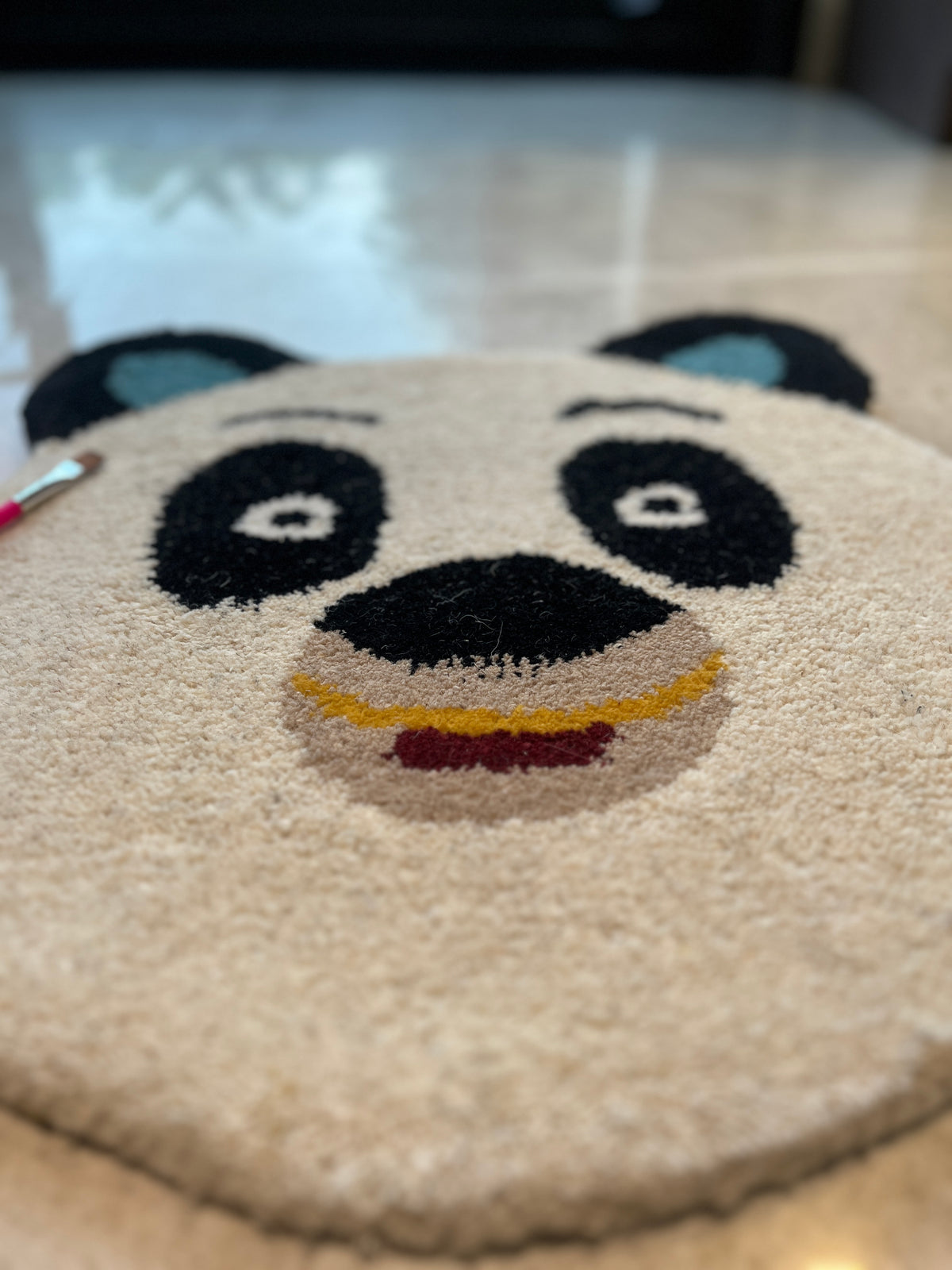 Cute Panda Floor Mat