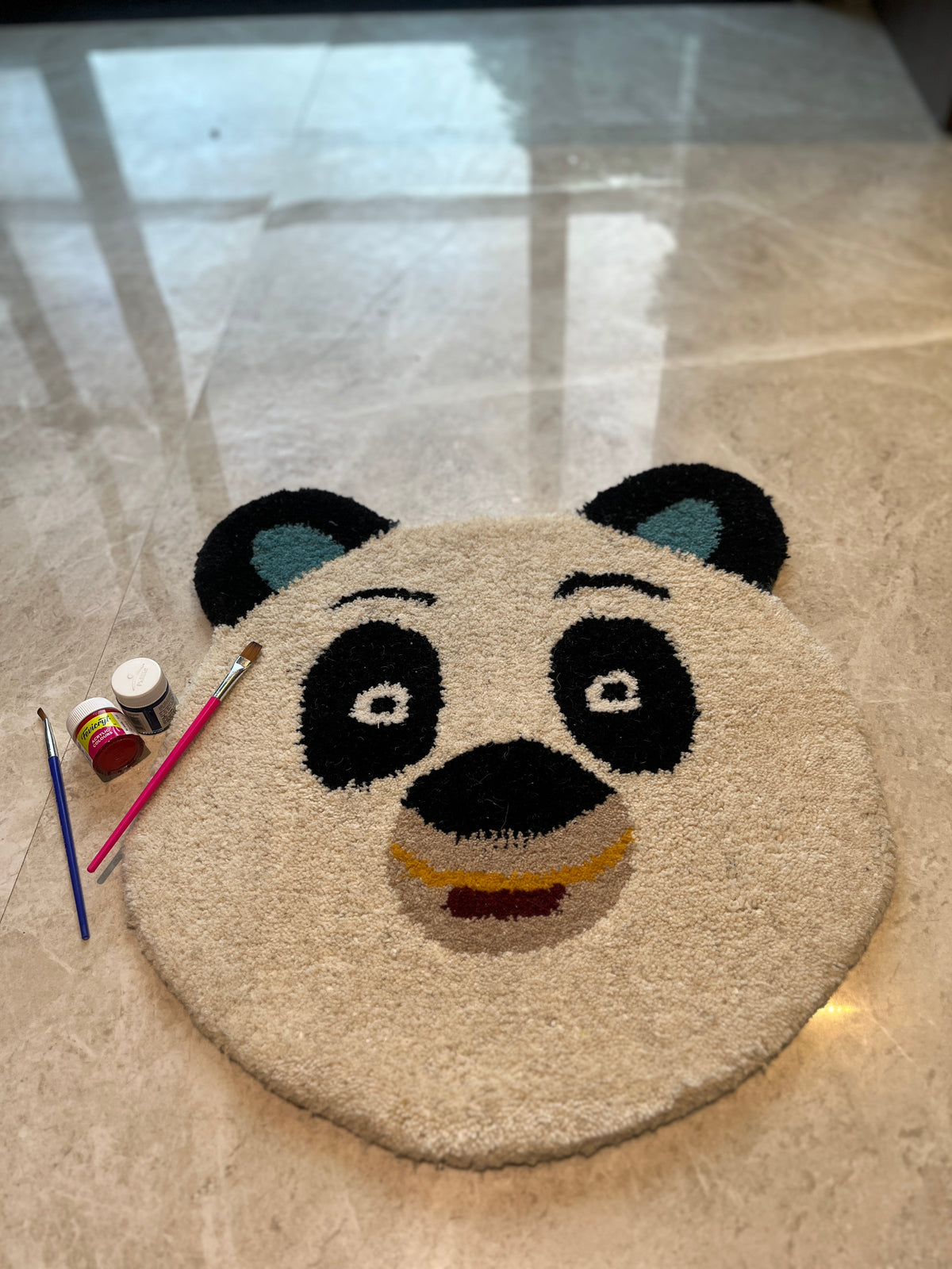 Cute Panda Floor Mat