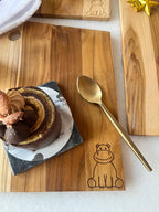 Hippo Wooden Platter Set of 3