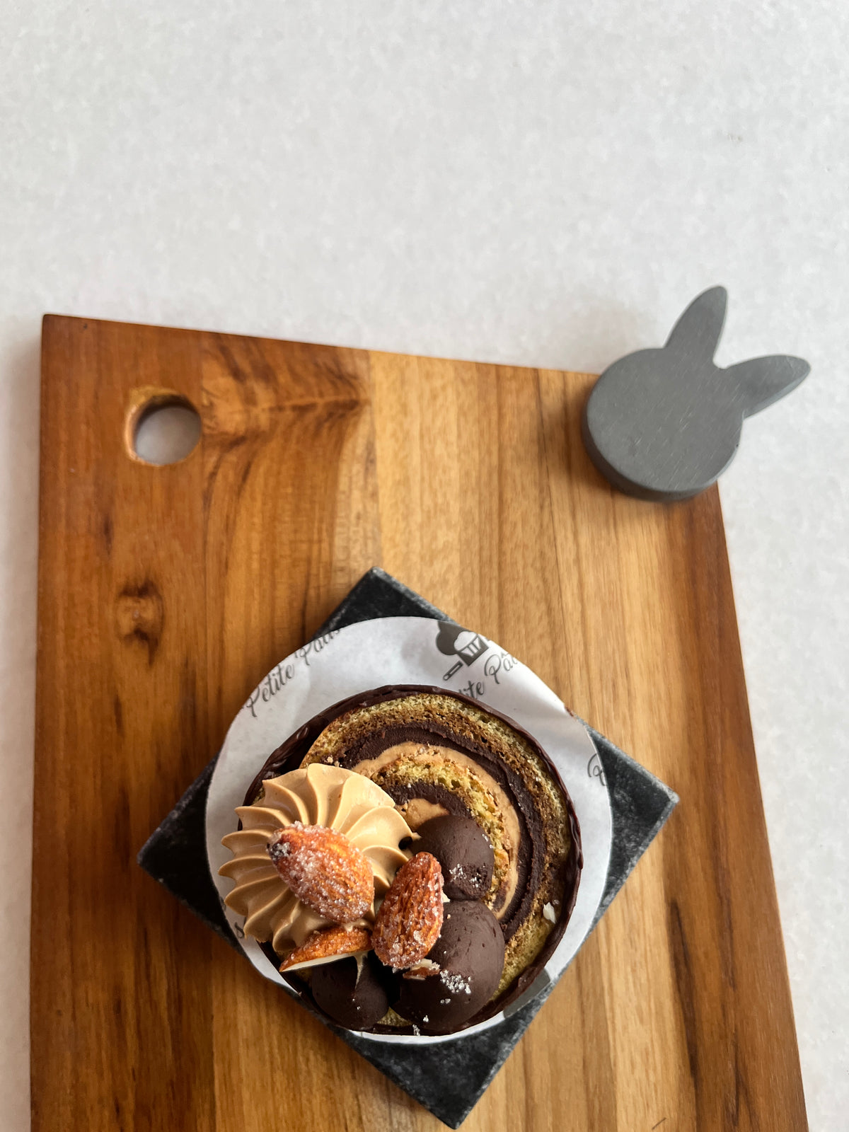 Bunny Wooden Platter Wide