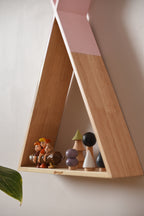 TEEPEE WALL SHELF (BABY PINK)